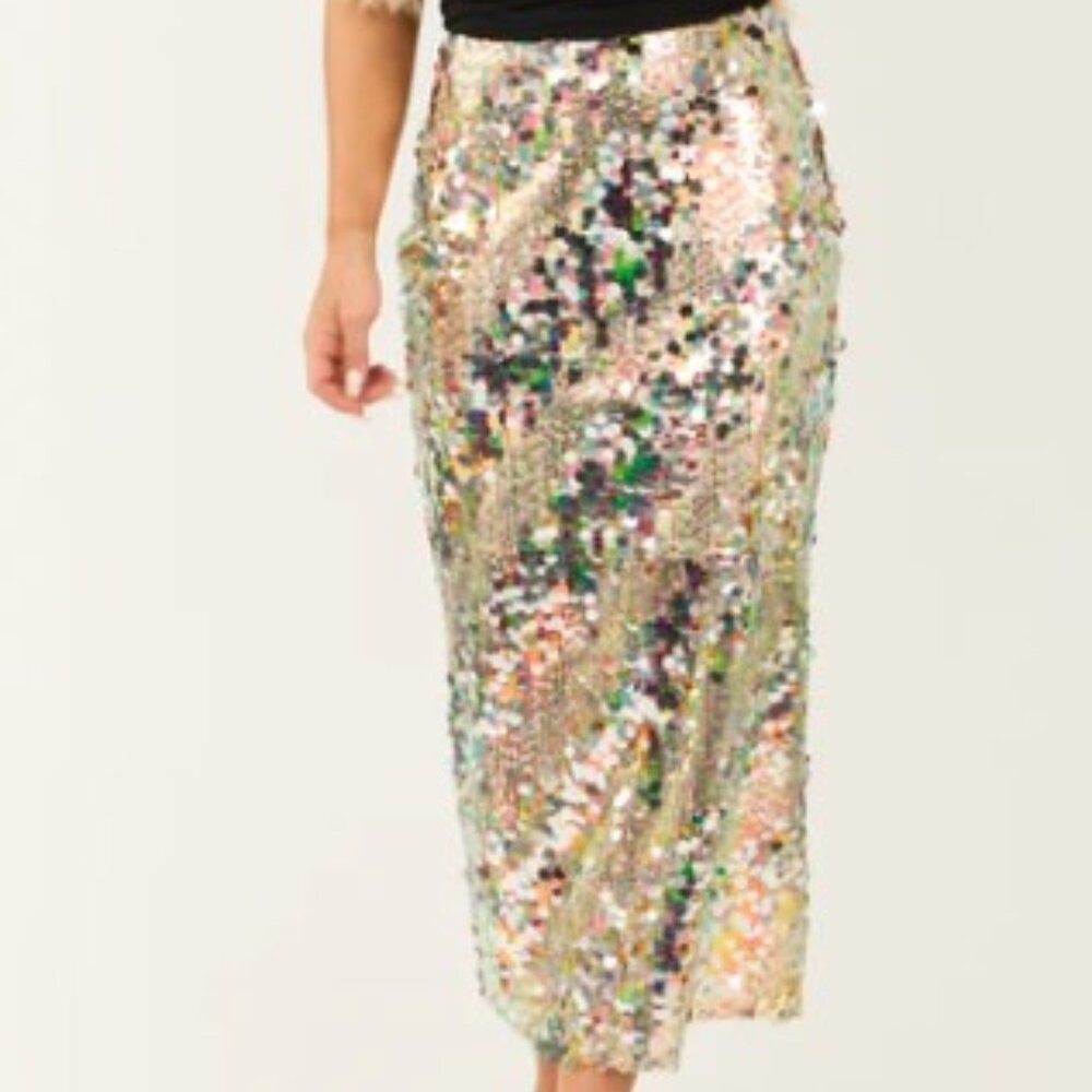 Sequin Multicolor Skirt